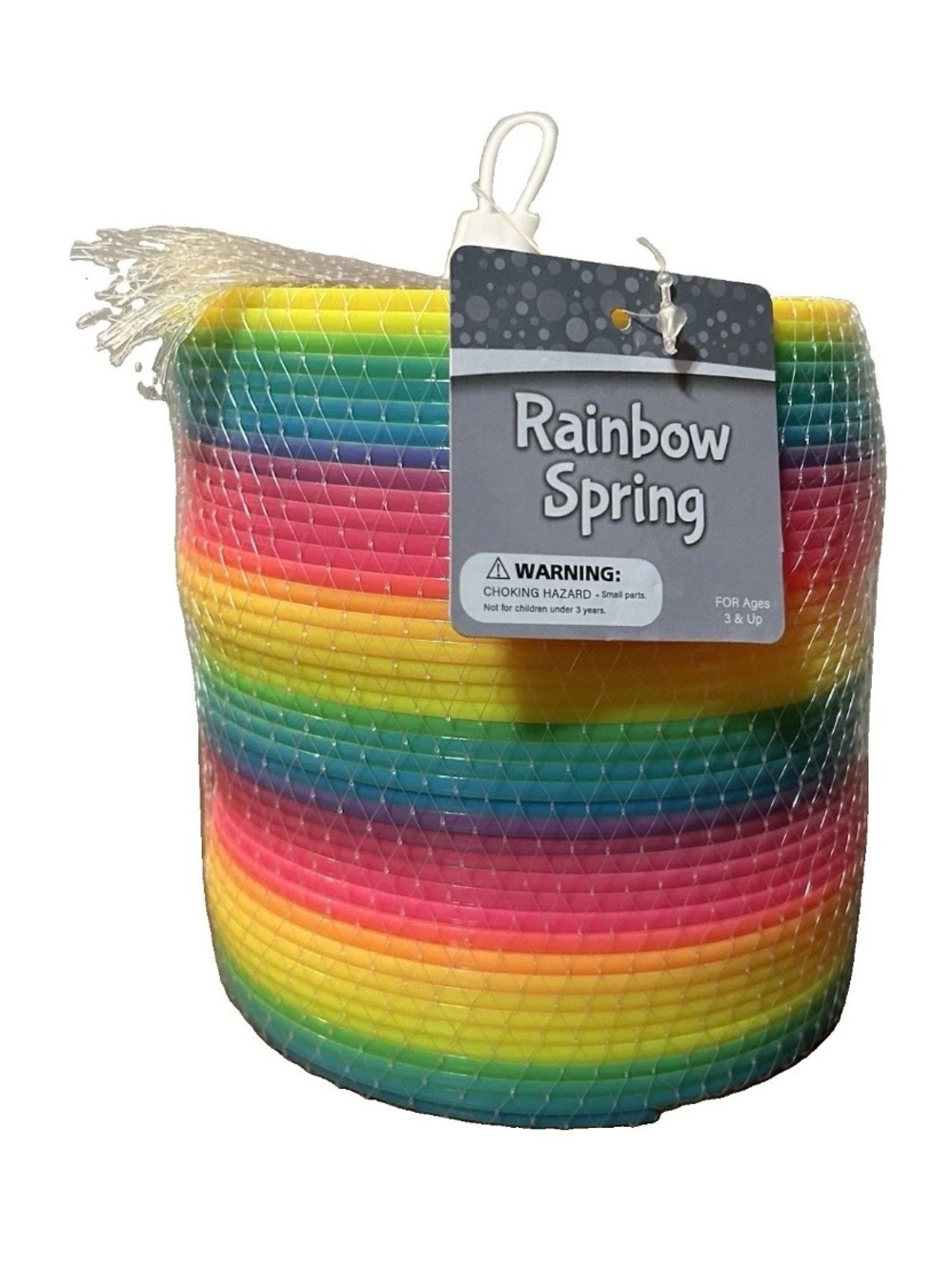 Jumbo Rainbow Coil Spring Toy Giant Magic Plastic Slinky Retro Classic Fidget